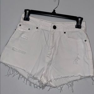 White BDG shorts